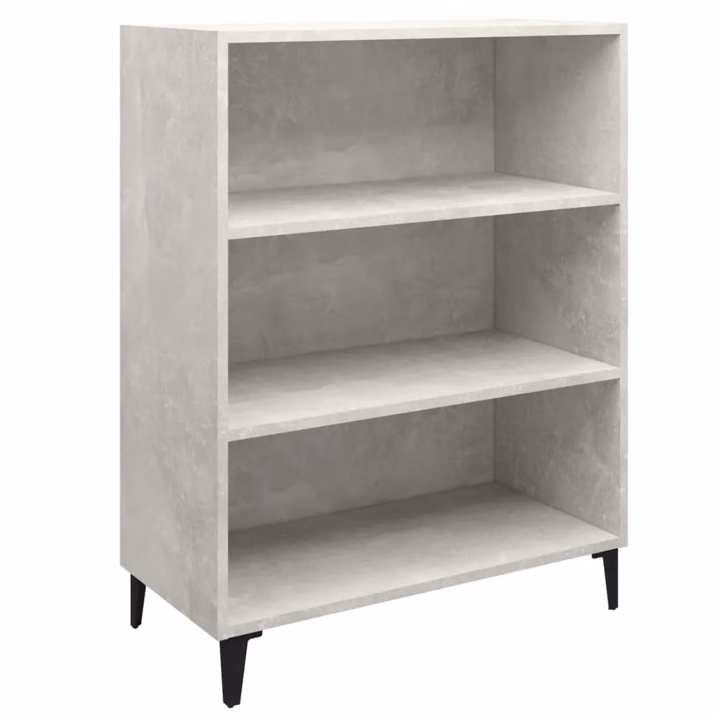 Berkfield Home Classic Sideboard in Concrete Grey, W/D/H: 69.5 x 32.5 x 90 cm – 2