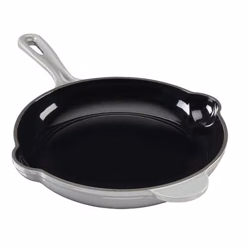 Cooks Professional Grey Enamelled Cast Iron Frying Pan, 26cm