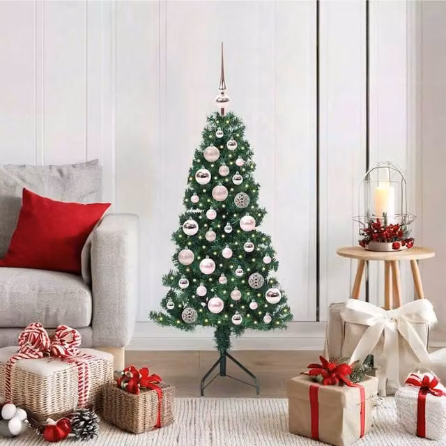 Berkfield Home Green Freestanding Artificial Christmas Tree, Height: 120 cm – 1