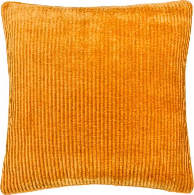 Make it a Home Garda Corduroy Piped Square Cushion in Yellow