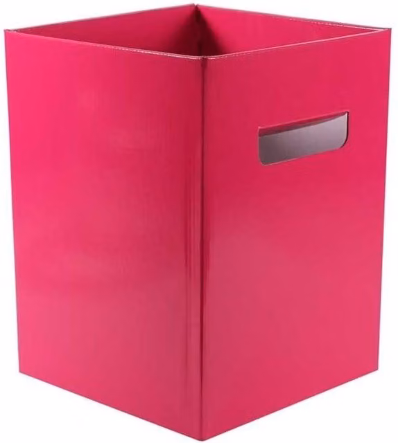KDMD Pearlised Hot Pink Paper Bouquet Box, Pack of 10, W/D/H: 18 x 18 x 24.5 cm – 1