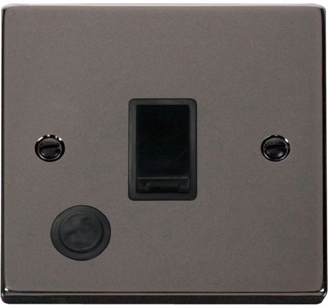 SE HOME Modern Black Surface Mount Switch Plate in Black