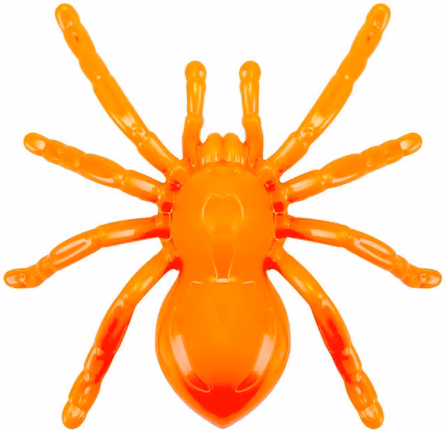 VFM e-Store Light Up Spider with Suction for Halloween Parties in Black and Orange