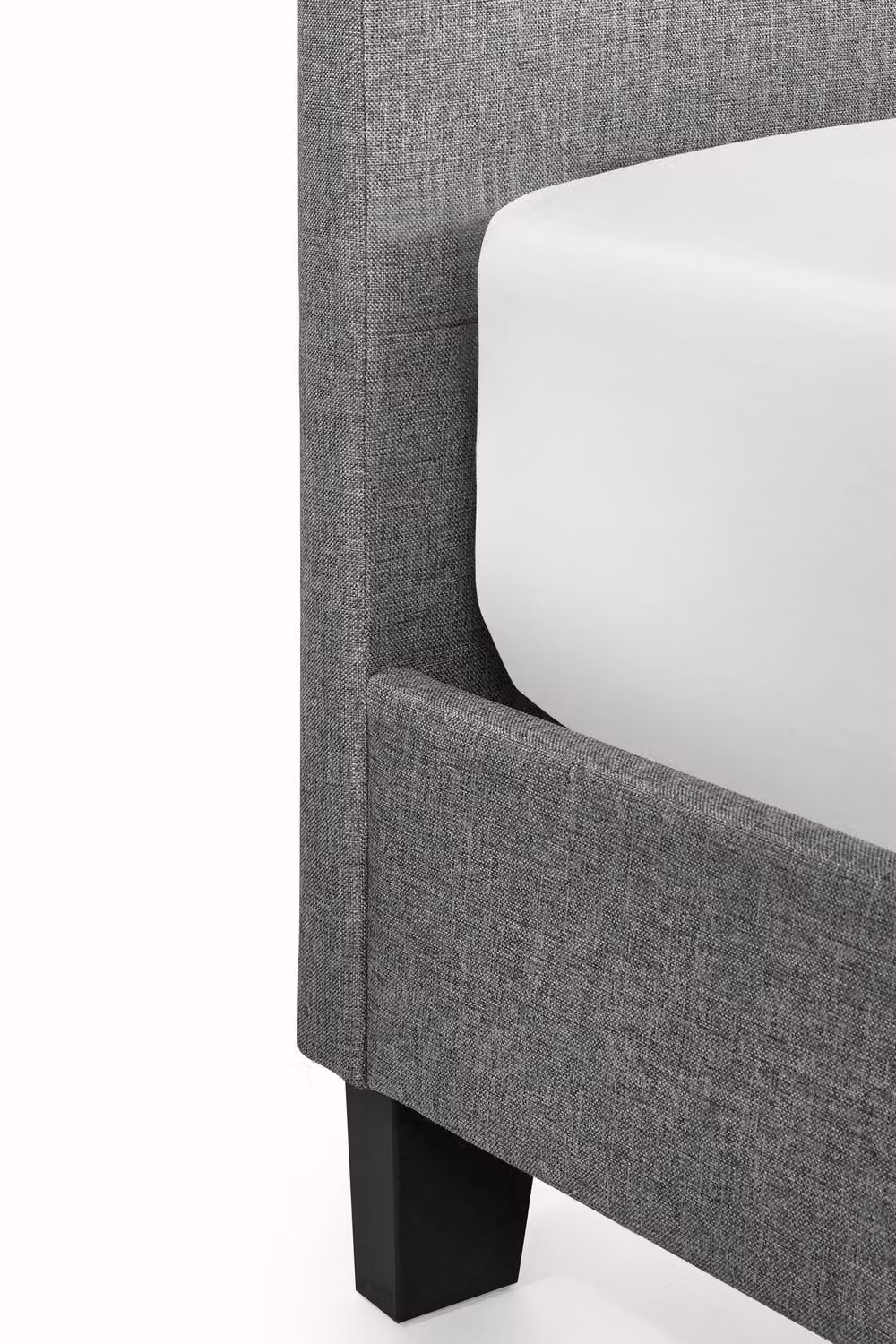Julian Bowen Merida Upholstered Fabric Bed Frame in Grey, W/D/H: 140 x 200 x 115 cm – 5