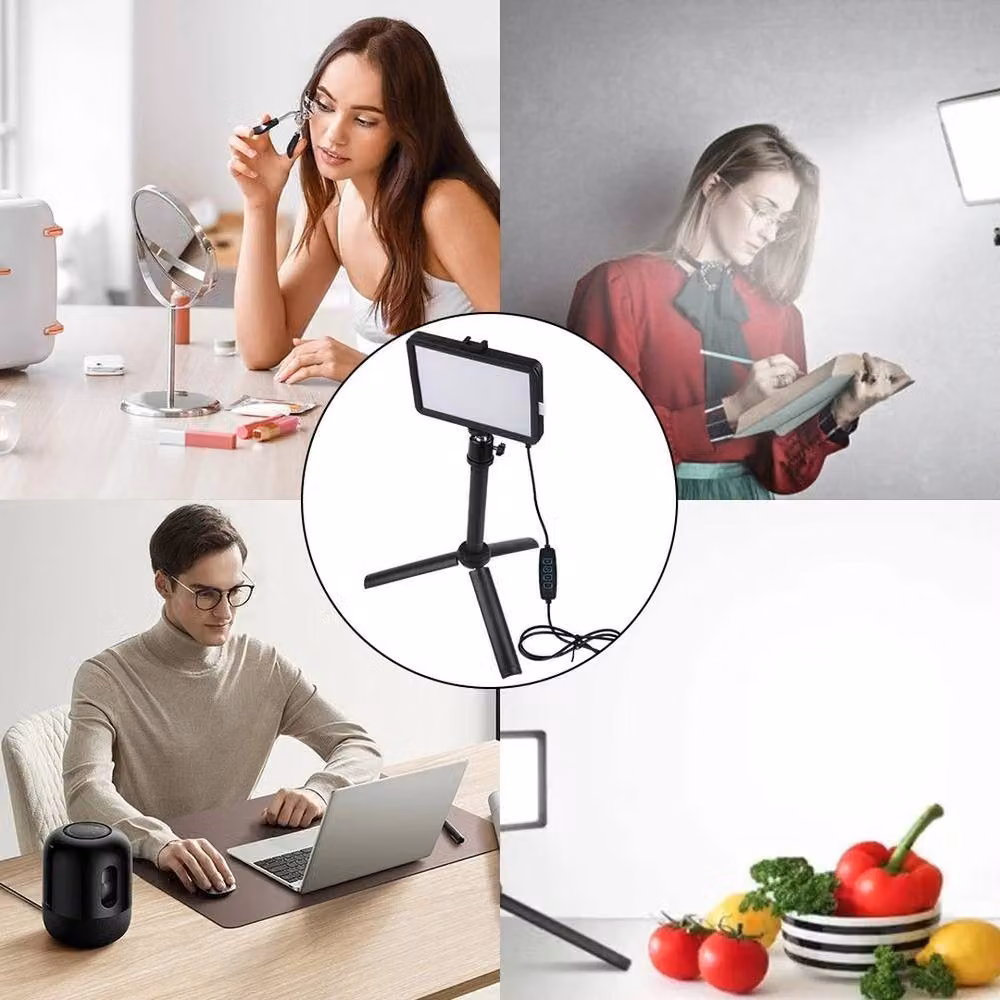KORVIXA 6 LED Portable Tabletop Photography Lighting Kit in Black – 4