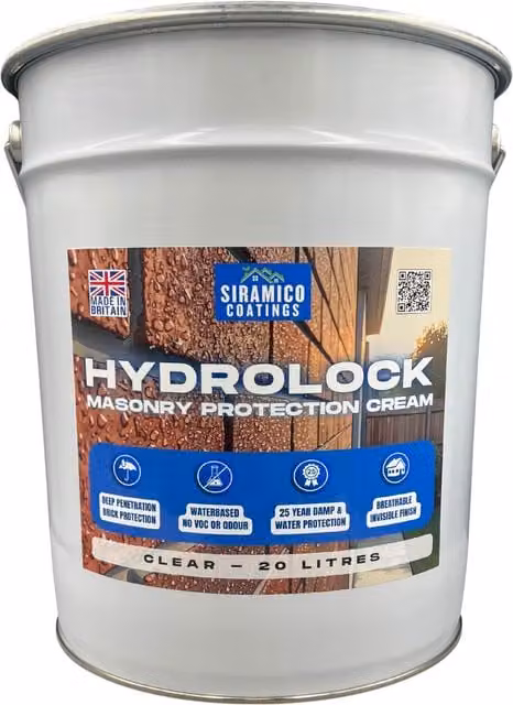 SIRAMICO COATINGS Masonry Protection Cream, Transparent, 20 l – 1