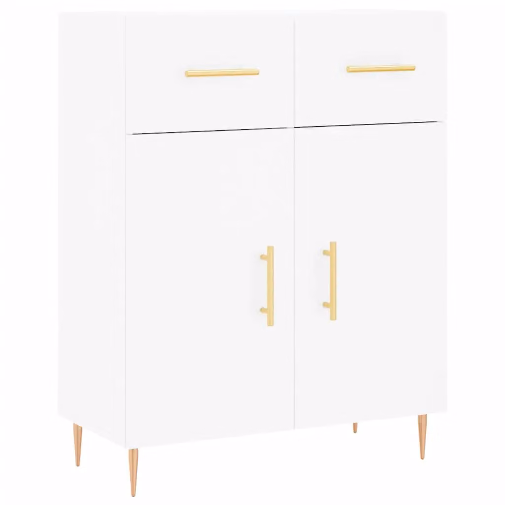 Berkfield Home Modern White Sideboard, W/D/H: 69.5 x 34 x 90 cm – 2
