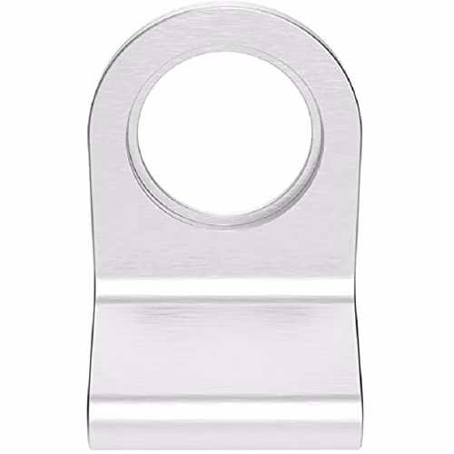 Loops Cylinder Latch Pull Night Latch Door Handle in Chrome, 72 x 48 mm