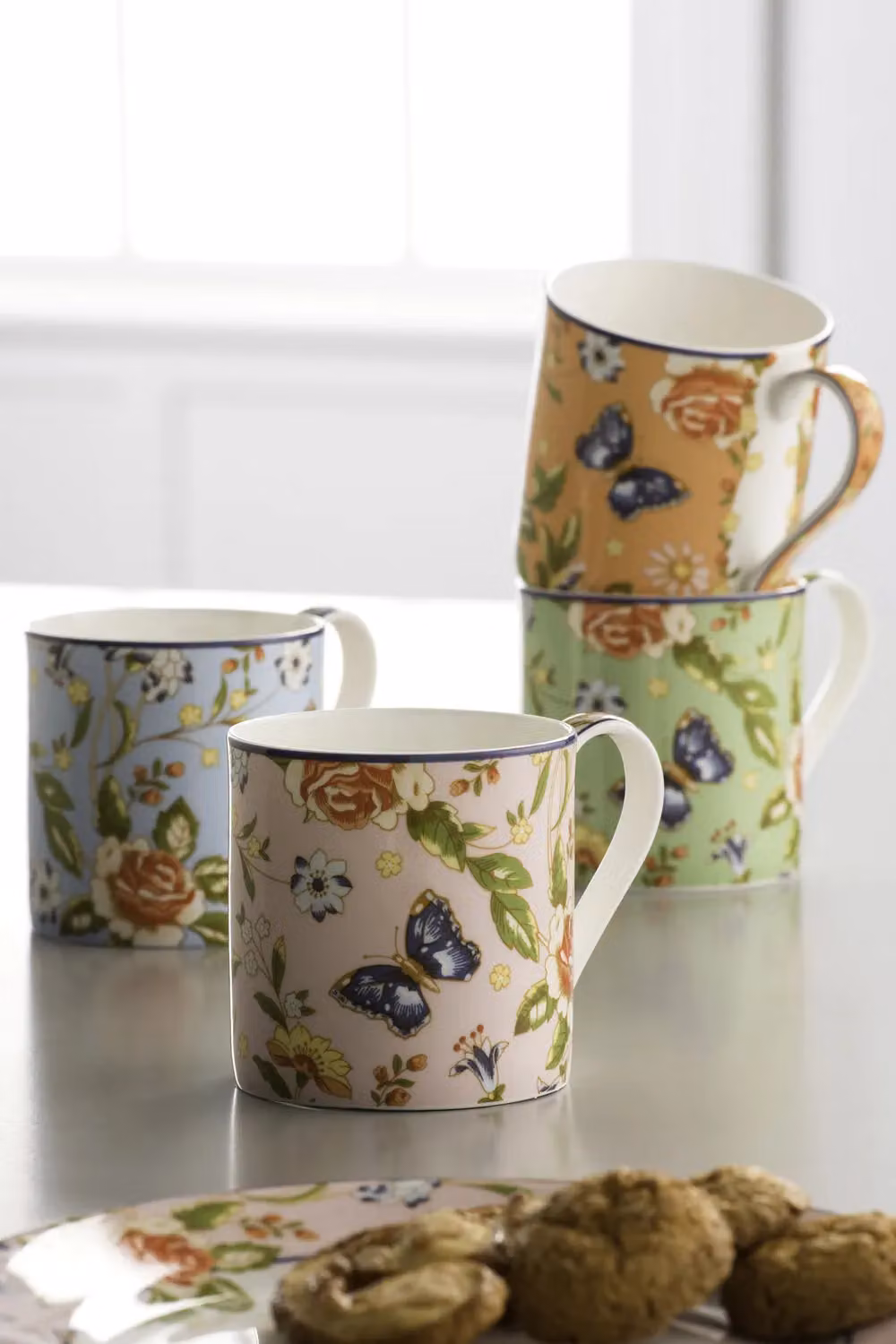 Aynsley Cottage Garden Windsor Multicolour Floral Bone China Mug Set – 2