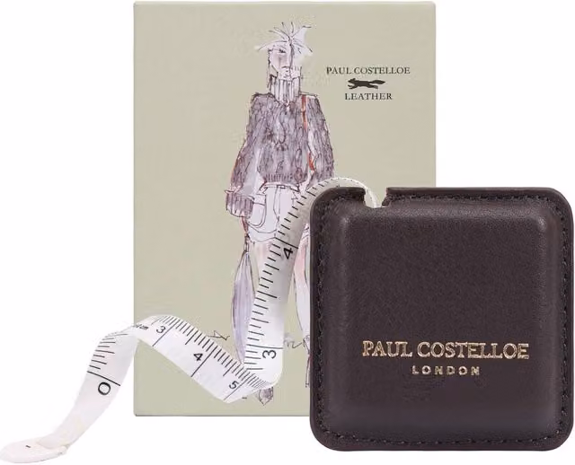 Paul Costelloe INO Leather Tape Measure in Brown