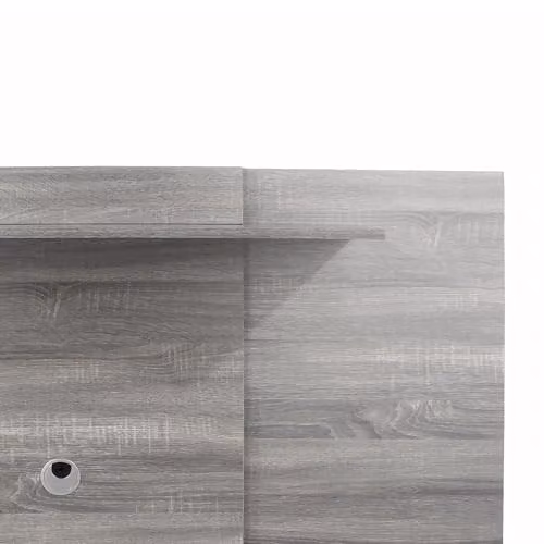 Core Products Lido TV Display Wall Panel in Grey with Adjustable Shelf – 4