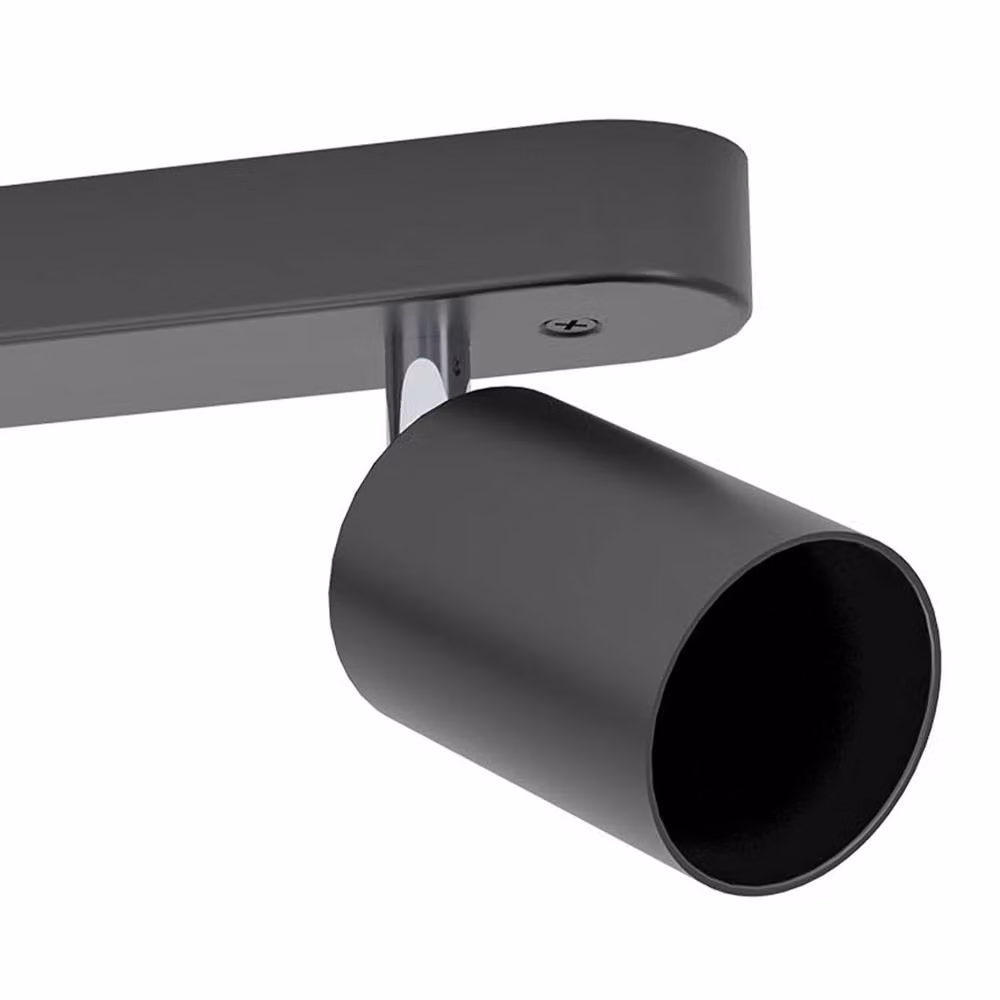 Eglo Reciso-E Black Steel 2-Light Modern Ceiling Spotlight – 3