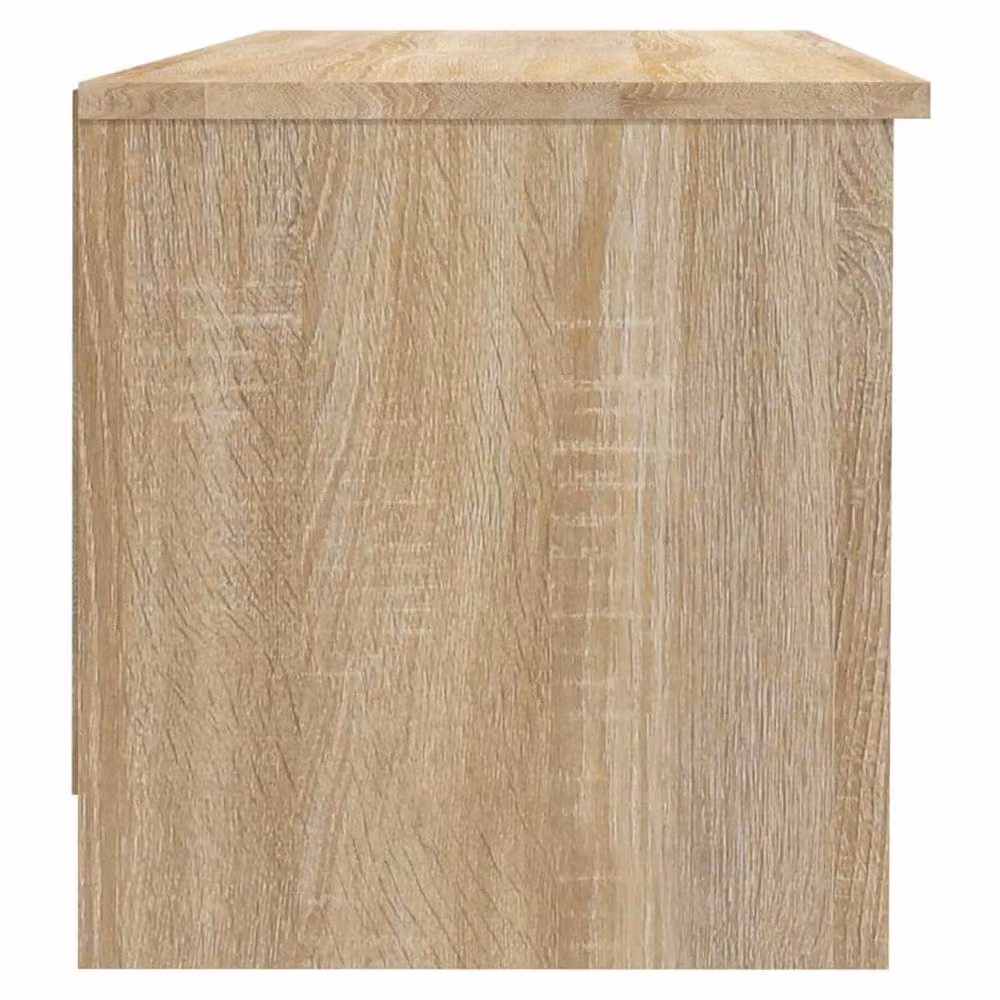 Berkfield Home Sonoma Oak TV Cabinet in Beige, W/D/H: 102 x 35.5 x 36.5 cm – 3