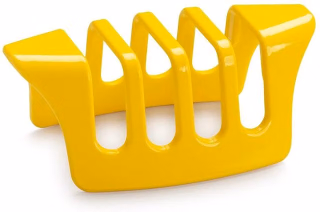 Zeal Melamine Four Slice Toast Rack in Yellow – 1