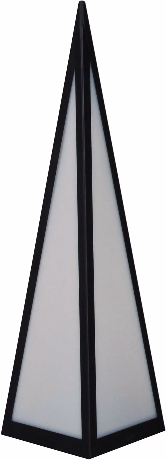Luxform Battery Powered Pyramid Lamp in Black – 2