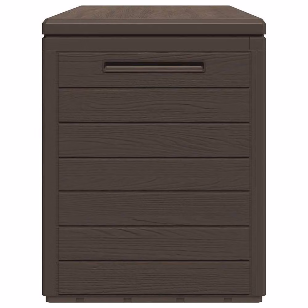 Berkfield Home Garden Storage Box in Brown, W/D/H: 116 x 44 x 55 cm – 5