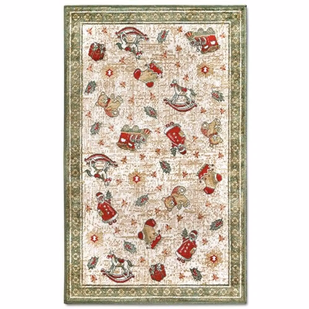 Villeroy & Boch Nostalgic Shine Round Cotton and Viscose Rug, Multicolour, Diameter: 150 cm – 3