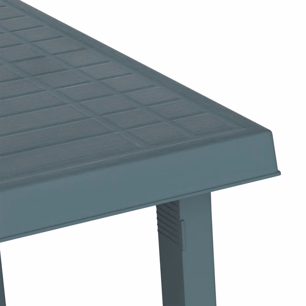Berkfield Home Green Camping Table with Wooden Look Finish, W/D/H: 79 x 56 x 64 cm – 3