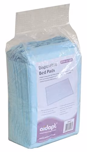 mysmartbuy 25 x Disposable Incontinence Bed Pads with 1400ml Absorption and Waterproof Backing, W/D: 90 x 60 cm