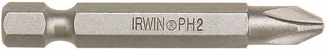 IRWIN Phillips PH2 Power Screwdriver Bit, Silver, 70 mm – 1