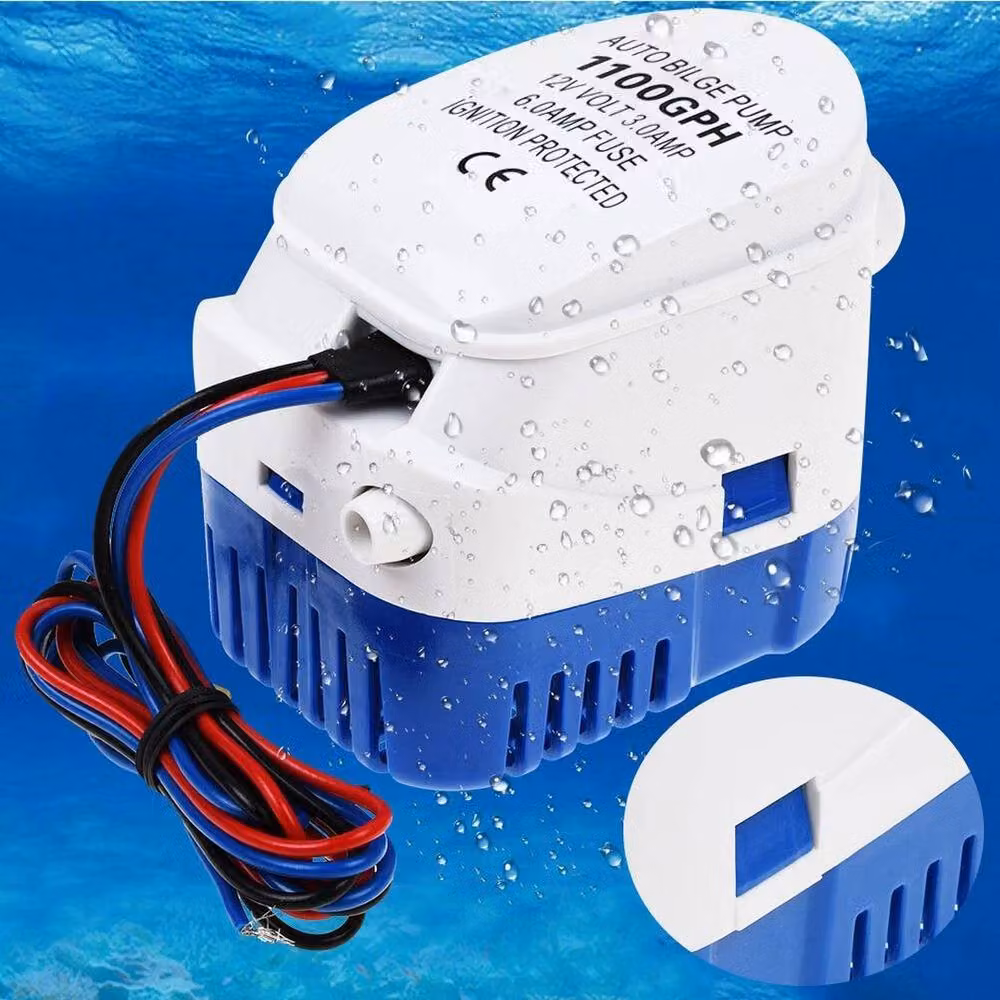 NESTLUNE Automatic Silent Submersible Bilge Water Pump in White – 3