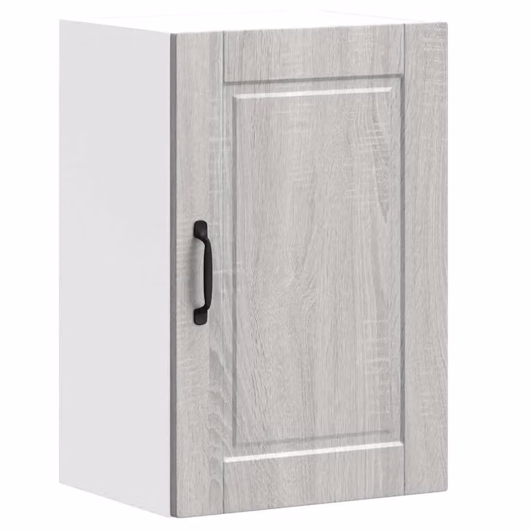 Berkfield Home Porto Wall Cabinet in Grey Sonoma Engineered Wood