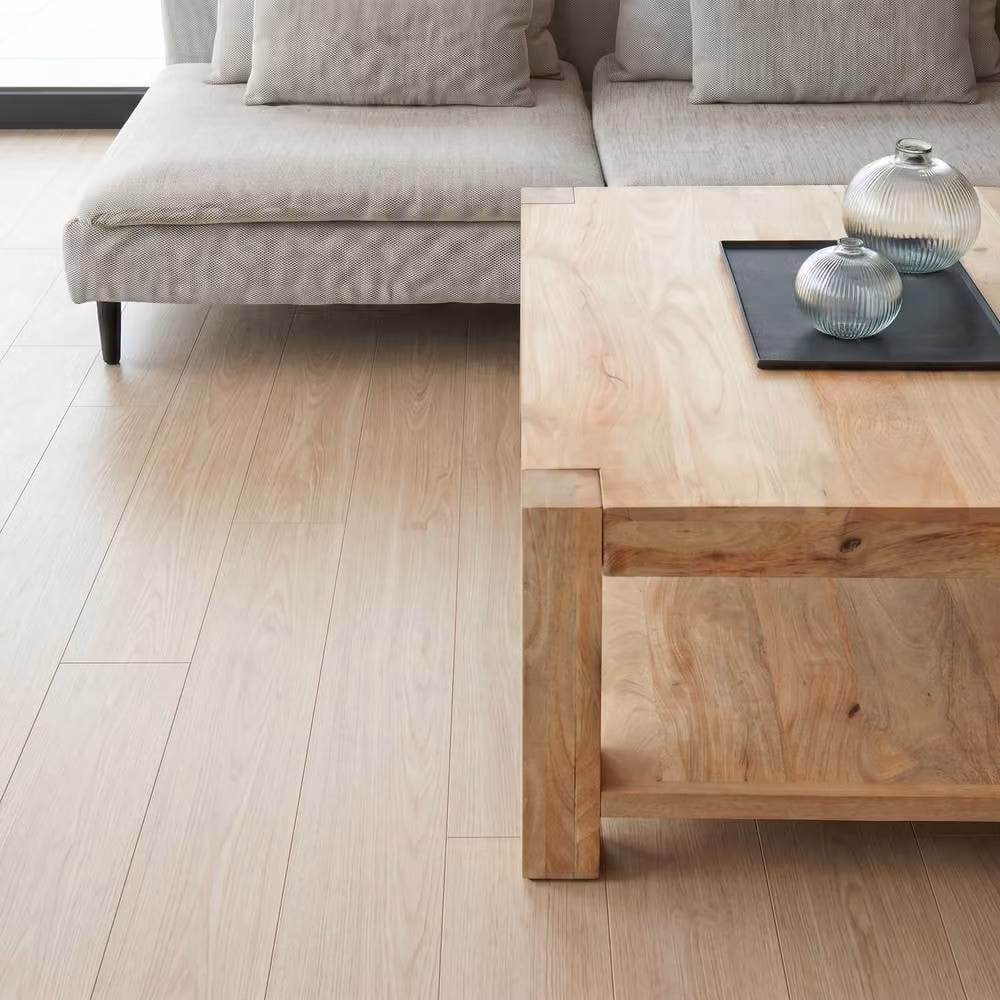 Novecrafto Self Adhesive Wood Look Vinyl Floor Planks, Light Sand, Pack of 10, W: 91.4 cm, H: 15.2 cm – 6