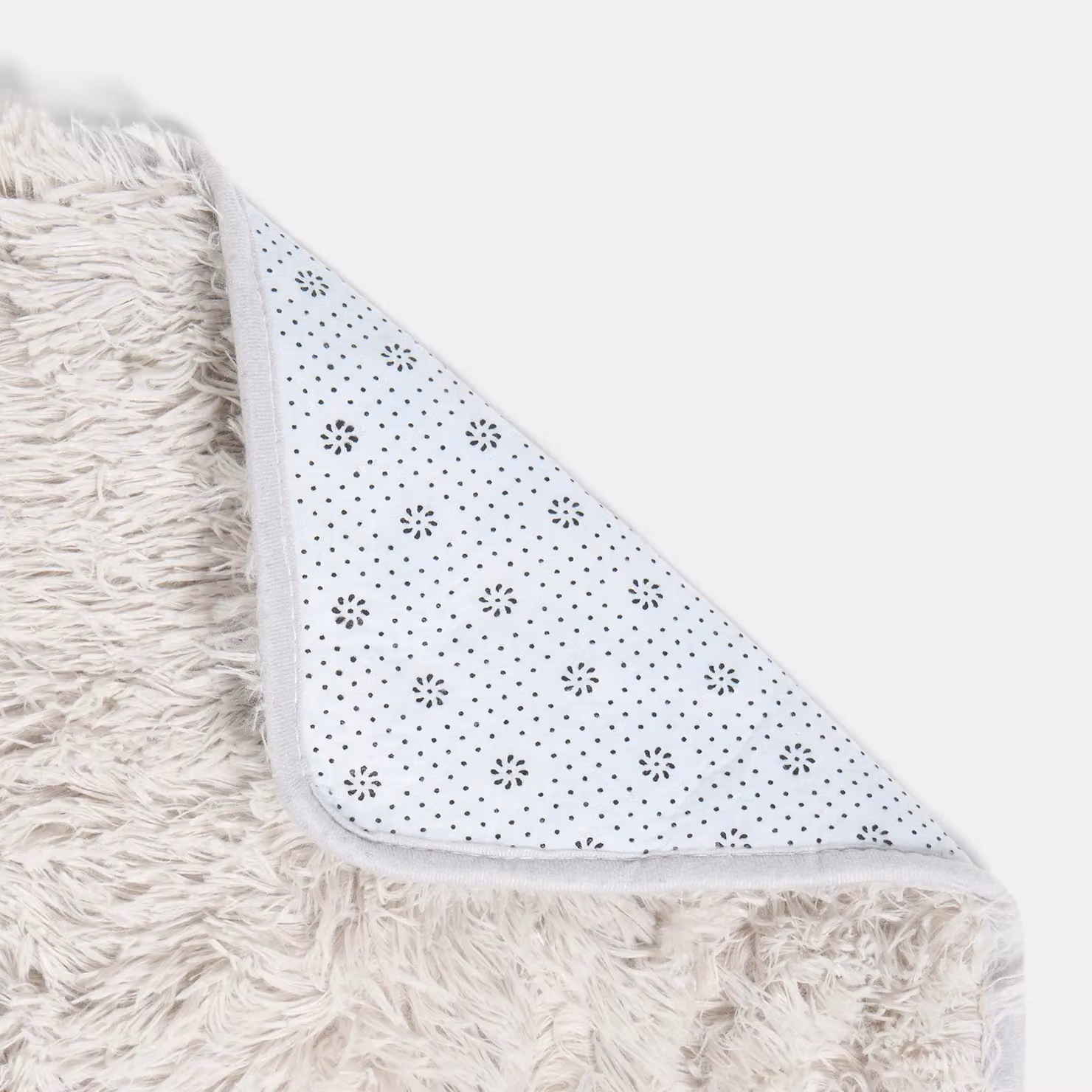 Sienna OHS Fluffy Shaggy Runner Rug in Silver Grey, W/D/H: 60 x 150 x 1 cm – 3