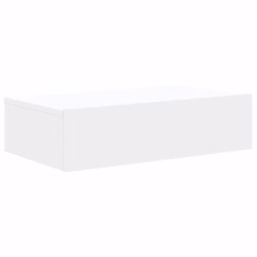 vidaXL Modern White TV Cabinet with Integrated LED Lights