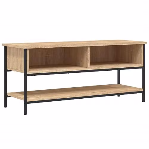 vidaXL Industrial TV Cabinet in Brown, W/D/H: 100 x 35 x 45 cm
