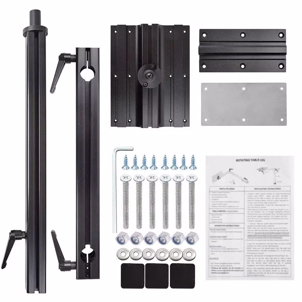 Nordara Black Campervan Swivel Table Bracket Kit – 4