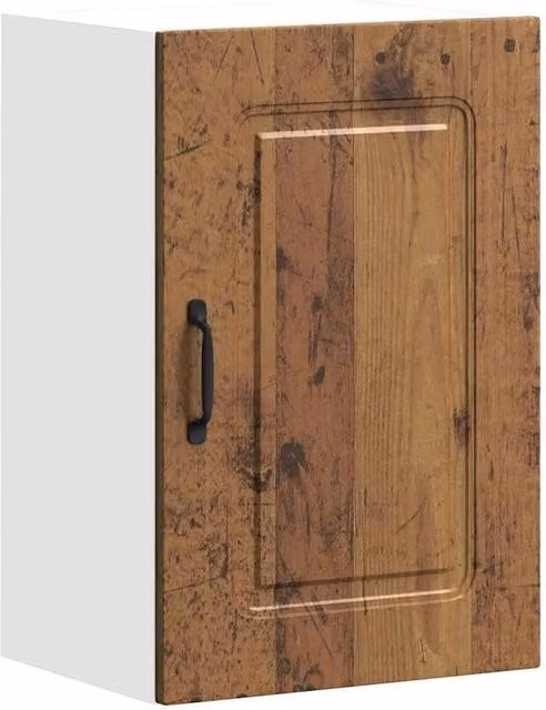 Berkfield Home Kalmar Wall Mounted Kitchen Cabinet in Old Wood Brown