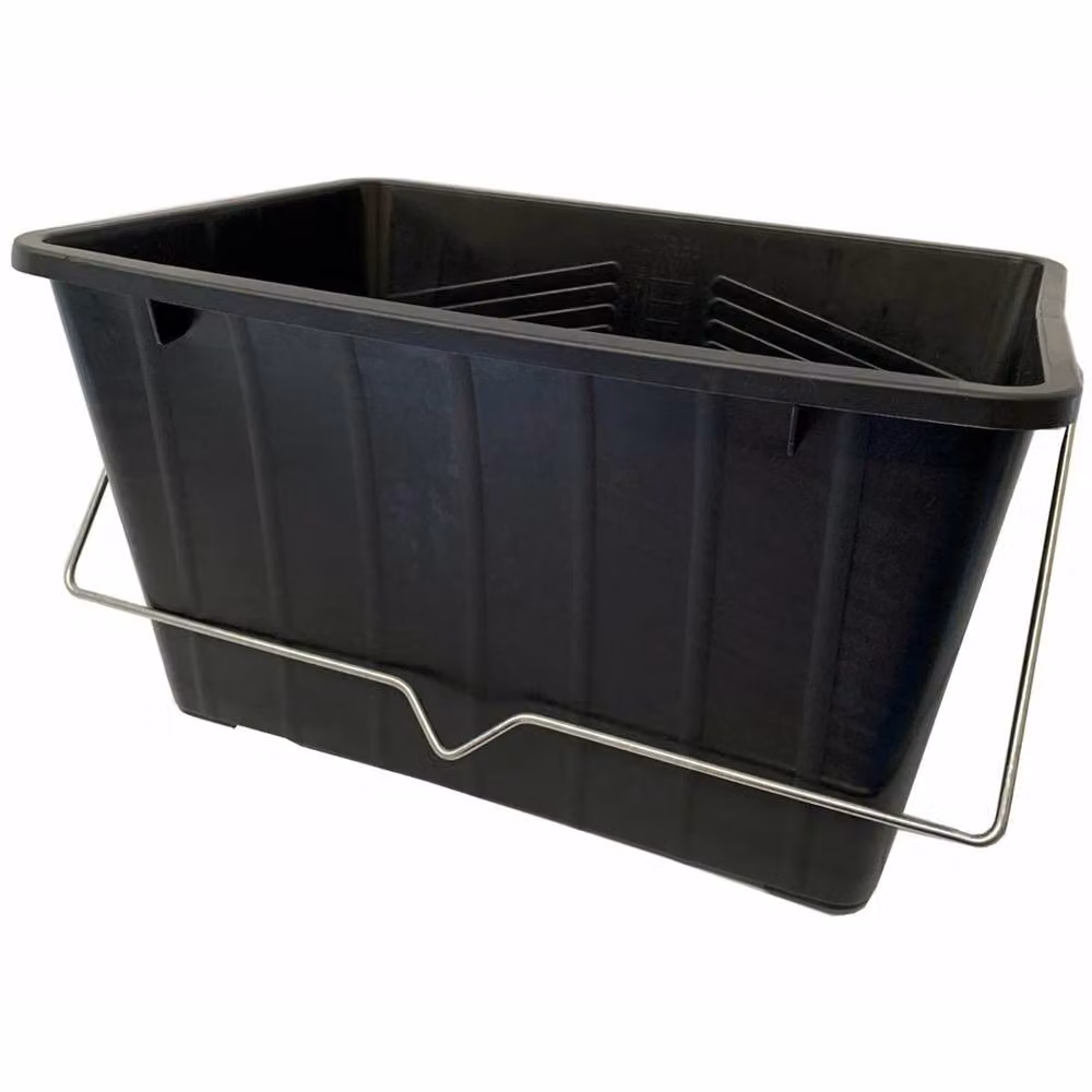 Havendro Large Black Plastic Paint Scuttle and Decorators Bucket, 15L – 3