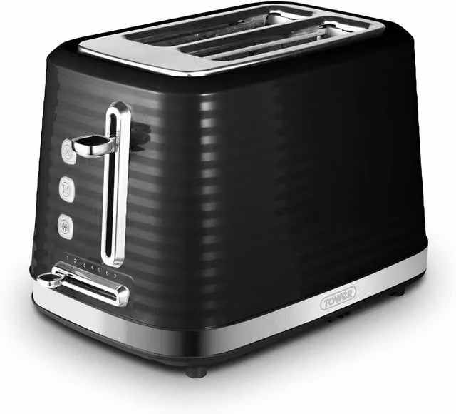 Saturn 2 Slice Toaster - Black