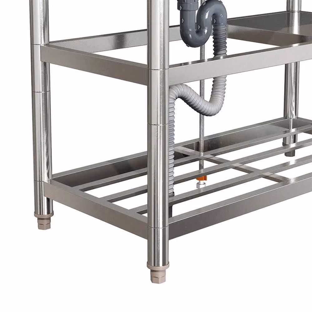 FORGEVIO Commercial Catering Sink in Silver Stainless Steel – 2