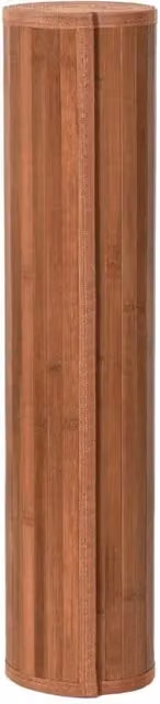 Berkfield Home Rectangular Bamboo Rug in Brown, W: 80 cm, L: 100 cm – 1