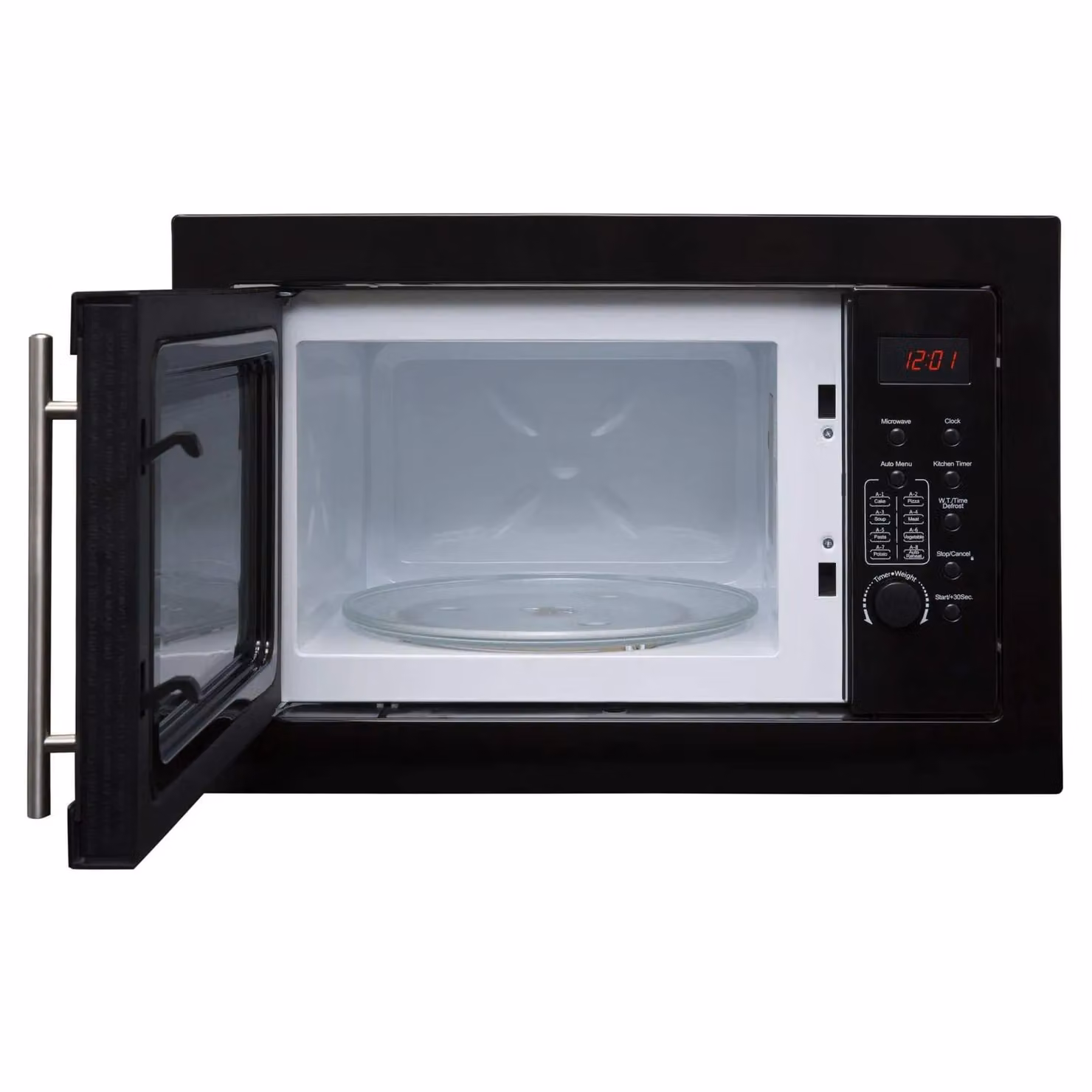 Daewoo 800W 23L Solo Microwave in Black with 35 Min Timer and 5 Power Settings – 4