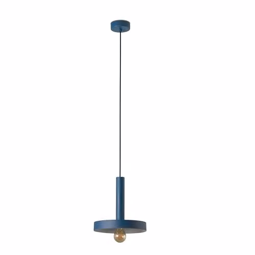 Faro Lighting Whizz Dome Pendant Ceiling Light in Blue and Gold/Brass – 1