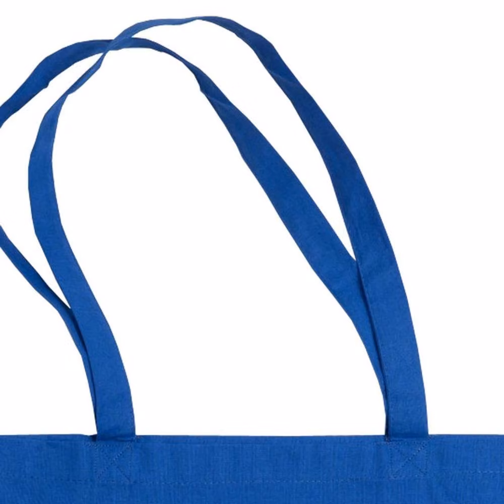 Bags By Jassz Beech Large Cotton Tote Shopping Bag with Handle in Royal Blue W: 42 cm, H: 38 cm – 2