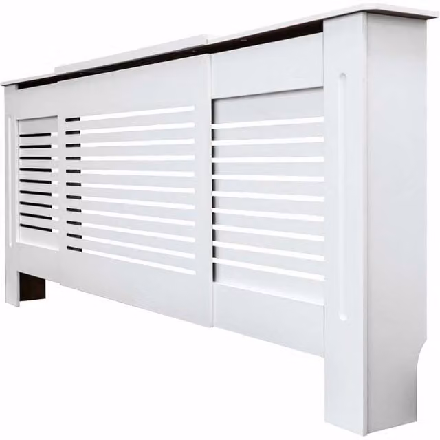Jack Stonehouse Classic Horizontal Line Radiator Cover in White