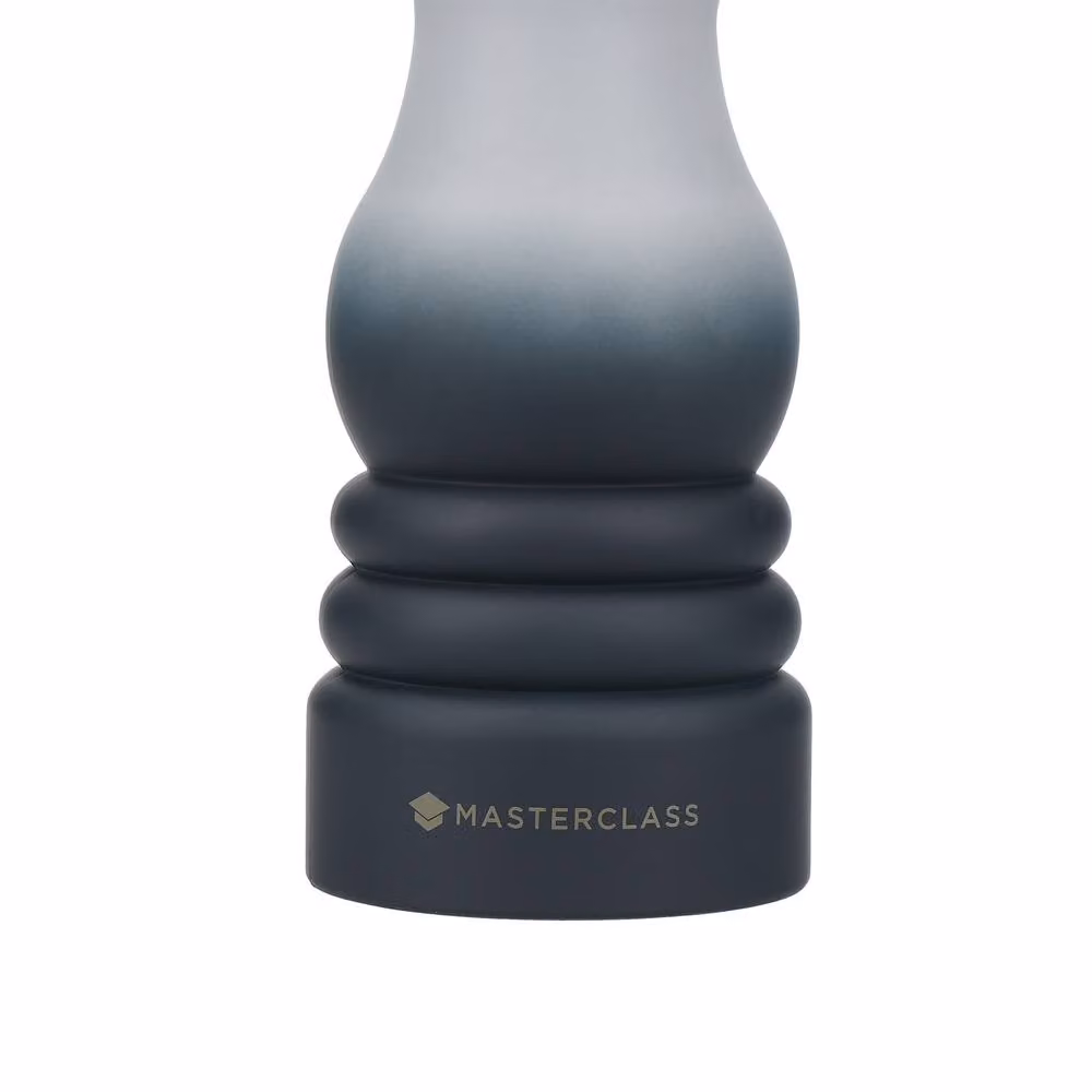 MasterClass Set of 2 Grey and Green Ombre Ceramic Salt and Pepper Mills, Height: 17 cm – 2