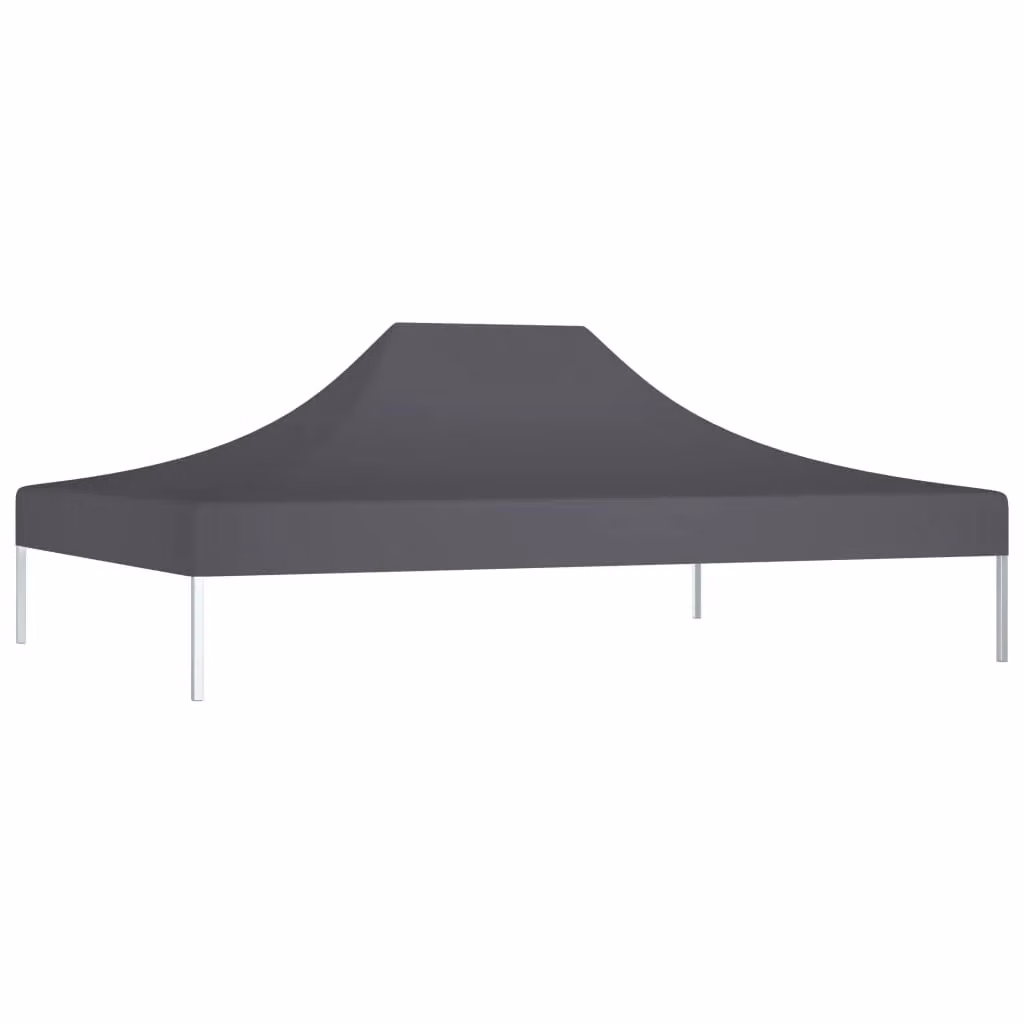 Berkfield Home Party Tent Roof in Anthracite and Black, PVC-Coated, 4.5 x 3 m – 2