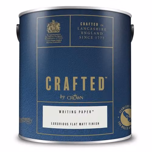 Crown Crafted Matt Emulsion Paint White 2.5L – 3