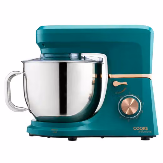 Cooks Professional 1200W Stand Mixer with 6 Speeds, Pulse Function and 7L Mixing Bowl in Petrol – 2