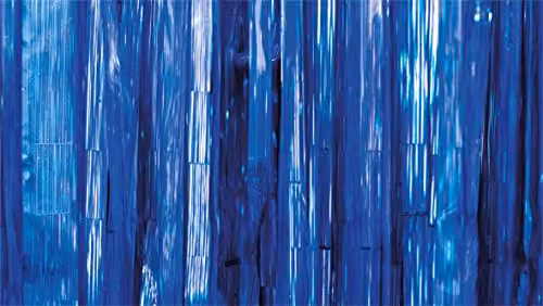 Netagon Shimmer Tinsel Curtain Blue W: 100 cm, H: 250 cm – 3