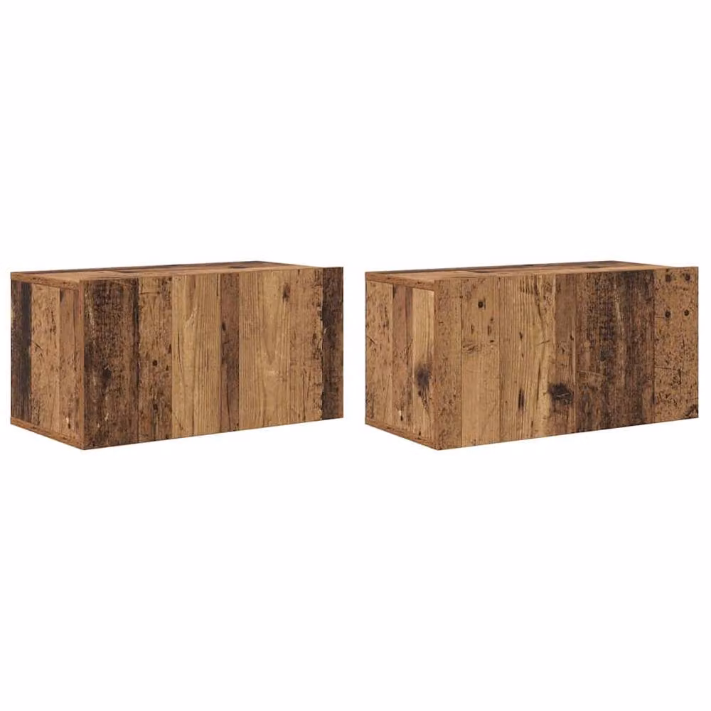 Berkfield Home Modern Wall Mounted TV Cabinet in Brown, W/D/H: 60 x 30 x 30.5 cm – 5