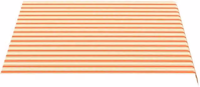 Berkfield Home Replacement Polyester Awning Fabric in Yellow and Orange, W 3 m x D 2.5 m – 1