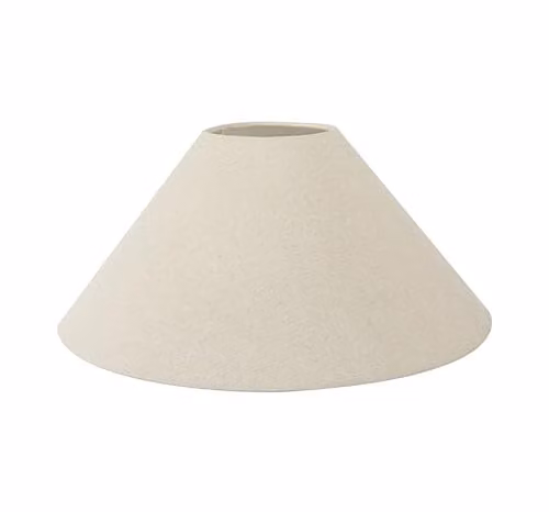 Pacific Lifestyle Ruma Slubby Cotton Coolie Lamp Shade in Beige, Diameter: 45 cm – 1