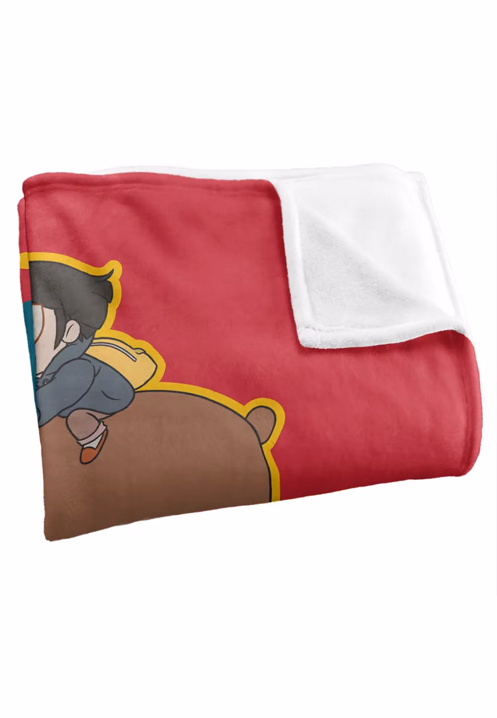 Cartoon Network We Bare Bears Stack Goals Silky Touch Super Soft White Throw Blanket W: 152 cm, D: 127 cm – 3