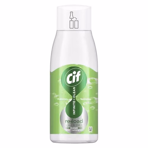 Cif Infinite Clean All in One Cleaner Reload Lime & Lemongrass 590 ml